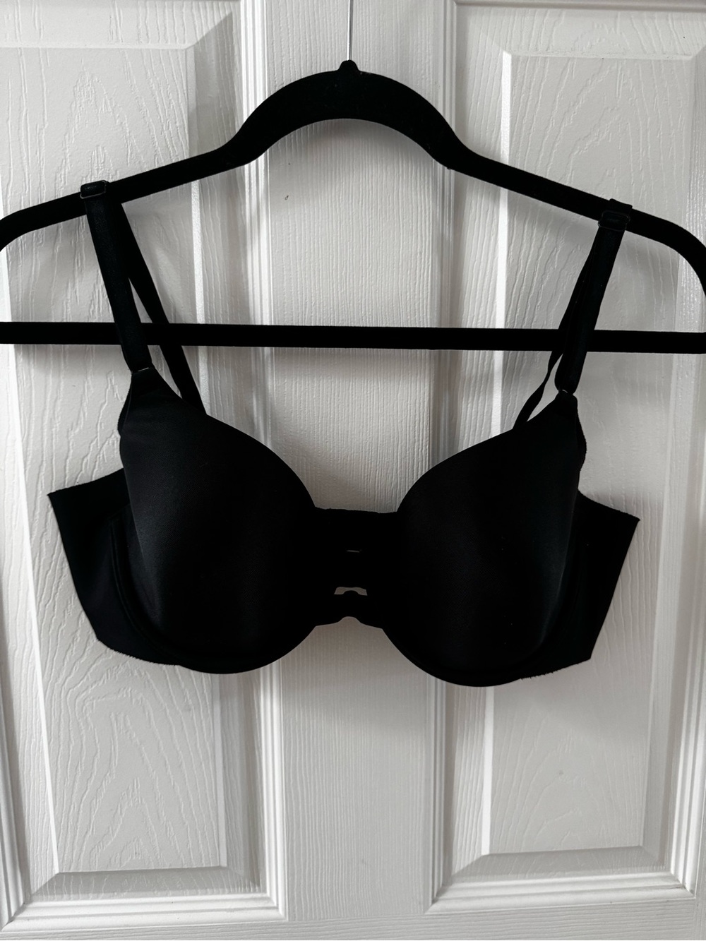 Warner's No side Effect Smooth Black T-Shirt Bra with Underwire